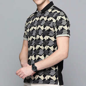 Chemises polo slim fit à manches courtes, respirantes, séchage rapide, 100% coton, de haute qualité, en vente à prix abordable - Product Image 4