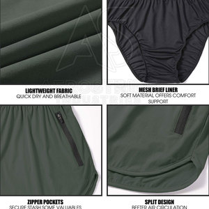 Pantalones Cortos Deportivos para Hombre, Diseño Personalizado, Cintura Media, Secado Rápido, Elásticos, Cómodos, Casuales - Product Image 6