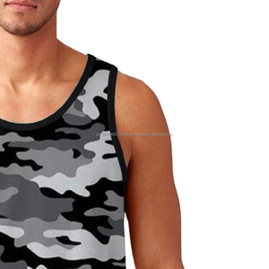 Camisetas sin Mangas Casuales para Hombre al por Mayor, Estilo Singlet Transpirable para Gimnasio, con Logotipo Personalizado Impreso - Product Image 5