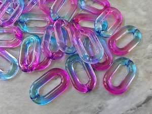 โซ่เชื่อมเรซิ่นแบบกำหนดเอง เป็นมิตรกับสิ่งแวดล้อม ขนาดใหญ่ หลายสี ทำด้วยมือ สำหรับตกแต่งบ้าน - Product Image 3