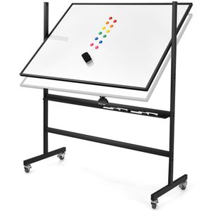 Lavagna Magnetica Mobile Cancellabile a Secco 48FT X 36FT con Telaio in Alluminio, Altezza Regolabile e Lavagna Bianca Reversibile a Doppia Faccia - Product Image 2