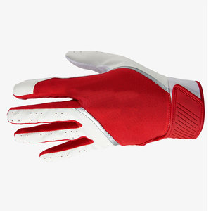 Custom <b>Baseball</b> Batting Gloves Soft Leather Palm Grip Hook & Loop Closure Quick-Dry Lightweight Durable Sports Gloves - Product Image 3