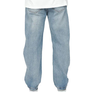 Jeans Casuales Rectos de Spandex/Algodón Personalizados - Secado Rápido, Transpirables, Resistentes al Viento, Cintura Media, Para Todas las Temporadas - Product Image 3