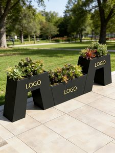 Jardinière Moderne en Acier Inoxydable Longue Durée, Faible Entretien, Pot de Fleurs Irrégulier en Métal pour Décoration de Jardin et Maison - Product Image 5