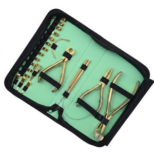 Kit d'outils pour extensions capillaires en acier inoxydable étanche, comprenant Pince à sertir à trois trous, Pince à tapoter et Crochet de tirage de cheveux, Vente en gros - Product Image 1