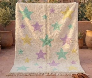 Tapis marocain authentique Beni Ourain Berber, tapis Oriental, 100% tissé à la main, vente en gros - Product Image 1