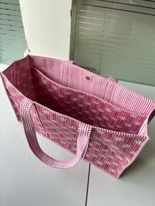Cotton Pink Printed Tote Bag Fashionable Simple Leopard Print Pattern Tote Bag <b>Canvas</b> <b>Handbag</b> Bulk Product - Product Image 4