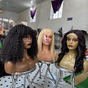 Perruque birmane bouclée cheveux vietnamiens 100% cheveux humains coiffés - Product Image 3