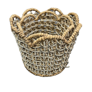 <b>Wicker</b> water hyacinth <b>storage</b> <b>basket</b> (HLB 1737) - Product Image 1