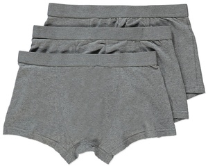 Boxer élastique en jacquard taille basse pour hommes 3pk Tissu tricoté doux - Product Image 3