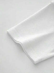 T-shirt unisexe en coton confortable coupe oversize à manches courtes, épaules tombantes, imprimé DTF 200g – Collection été 2026 – Offre Spéciale - Product Image 4