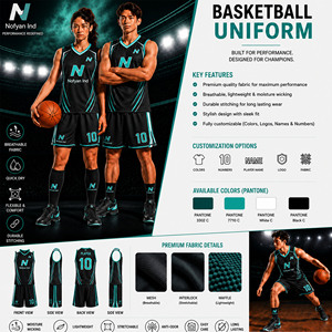 Private <b>Label</b> Custom White Navy Blue Basketball Uniform Set OEM ODM Sublimation Jersey Shorts Team Sportswear Manufacturer - Product Image 1
