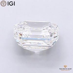 เพชรทรงแอสเชอร์เจียระไน 2.00 กะรัต สี E ความสะอาด VVS1 พร้อมใบรับรอง IGI เพชร CVD ที่เพาะเลี้ยงในห้องปฏิบัติการ สำหรับใช้เป็นจุดศูนย์กลางแหวน - Product Image 4