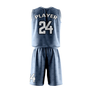 ชุดบาสเก็ตบอลชายพิมพ์ลายโลโก้ด้านหน้าด้วยเทคนิคการถ่ายเทความร้อน ผลิตจากโพลีเอสเตอร์ 100% ระบายอากาศได้ดี ซึมซับเหงื่อ แห้งเร็ว - Product Image 5