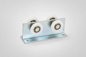 Conjunto de soporte de rodillo para puerta corredera de 2 mm de grosor, duradero, a prueba de óxido, rodamiento suave, bajo nivel de ruido, fácil instalación, estilo moderno - Product Image 5