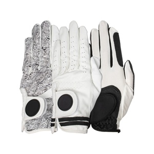 Guante de Golf de Cuero Cabretta Colorido de Diseño Premium Personalizado de Fábrica, Fabricante de Guantes de Golf con Logotipo Personalizado - Product Image 2