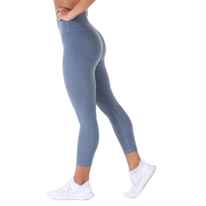 Most Popular Women's Casual Full Length Seamless Mid Waist Leggings Breathable 100% Polyester Quick Dry Leggings - Product Image 3