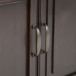 Mobiletto Contenitore da Ingresso Connaught Marrone Castagna Scuro - Elegante Arredamento per Soggiorno - Product Image 2
