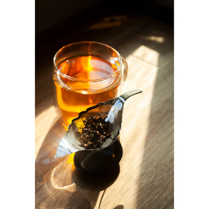 Infuseur à thé moderne en laiton finition argentée avec motif feuille – Qualité supérieure pour la cuisine – Vente en gros – Fourniture 2026 - Product Image 2