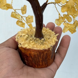 Árbol de Citrino Natural Bonsái de Cristal, 300 Piezas, Árbol de la Abundancia Feng Shui, Piedras Curativas para el Dinero, Regalo Decorativo, Suministro al por Mayor - Product Image 5