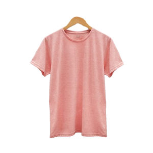 เสื้อยืด180gsm ผู้ชายทรงปกติผ้าคอตตอน100% ผ้าคอตตอนเย็บสีตัดกันผ้าคอตตอนไม่ยับย่น - Product Image 1