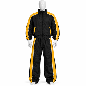 Chaqueta Cortavientos OEM 100% Nailon para Hombre, Conjunto Deportivo de 2 Piezas con Logotipo Personalizado, Ropa Urbana Ligera - Product Image 2