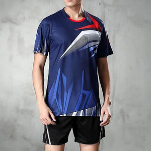 เสื้อผ้ากีฬาเทเบิลเทนนิสคุณภาพสูง ออกแบบใหม่ตามสั่ง เสื้อแบดมินตัน ชุดกีฬาสำหรับผู้ใหญ่ทุกเพศ รับออกแบบตามสั่ง - Product Image 5