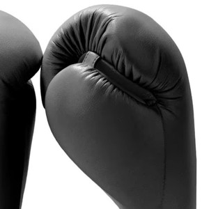 Leather Boxing Gloves With Velcro <b>Wrist</b> <b>Strap</b> For Adults Training And Fighting Gear - Product Image 2