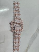 Reloj Mecánico Automático de Acero Inoxidable Vvs Miyota Moissanite con Cristal de Zafiro, Diseño Personalizado