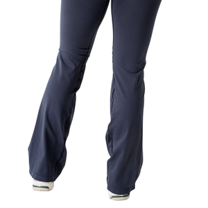 Pantalon évasé taille ultra haute sans coutures pour femme, coupe sculptée, extensible, compressif, style bootcut, pour le sport et le yoga - Product Image 6