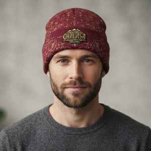 Gorro de lana personalizado CHALASA SPORTS CS-BC-01 para adultos unisex, con puño tejido, logotipo bordado en 3D, estampado en relieve, gorro de invierno para viaje, OEM - Product Image 2