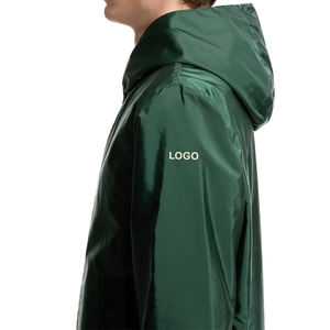 Chaqueta Cortavientos Personalizada para Hombre, con Capucha, de Nailon Ligero, Impermeable, Técnica, Minimalista, Casual y Premium - Product Image 5