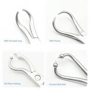 คีมจับยึดกระดูกแบบล็อคตัวเอง คีมยึดแผ่น AO คีมจับยึดแผ่นเหล็กสแตนเลส เครื่องมือผ่าตัด - Product Image 2