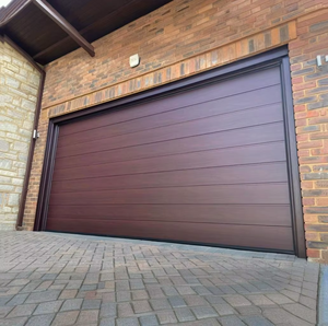 ประตูโรงรถแบบยกขึ้นอัตโนมัติ  วัสดุเหล็กไฟฟ้าคุณภาพดี  ฉนวนกันความร้อน  แผ่นอลูมิเนียมสี  ผลิตโดยผู้ผลิตชั้นนำ - Product Image 4