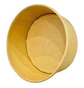 Meilleure Vente : Bols jetables en papier kraft imperméables de 750 ml à paroi simple pour sushis, nouilles, salades et soupes, avec couvercles, pour plats à emporter - Product Image 3