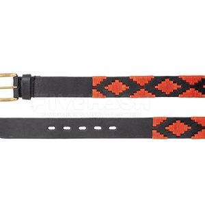 Ceinture Polo en Cuir Véritable Durable avec Motif Polo Classique – Prix de Gros 2026 - Product Image 3