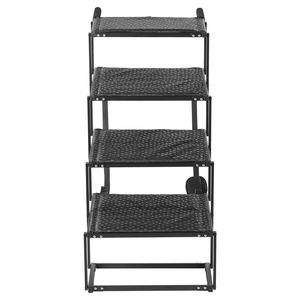 Foldable 4-Step Extra Wide <b>Dog</b> <b>Car</b> <b>Ramp</b> Non-Slip Surface <b>for</b> Large <b>Dogs</b> Portable Lightweight Pet Stairs - Product Image 1