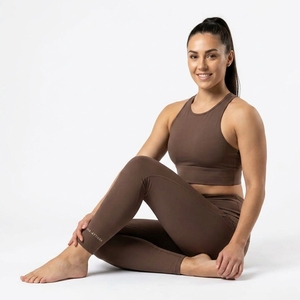 Conjunto Deportivo de Dos Piezas para Mujer, Sujetador Deportivo de Cuello Alto y Leggings de Cintura Alta, Ropa Deportiva para Yoga y Ejercicio - Product Image 3