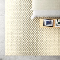 Tapis en laine blanche épaisse fait sur mesure, tissé à la main, style scandinave, disponible en toutes tailles, ajout chaleureux à votre intérieur