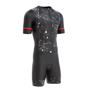 Traje de Ciclismo de Una Pieza con Diseño Sólido Personalizado, Transpirable y de Secado Rápido, Ropa de Ciclismo para Hombre y Mujer - Product Image 1