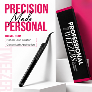 ชุดแหนบต่อขนตา Charmlash Professional แหนบปลายไฟเบอร์ อุปกรณ์ต่อขนตา ด้ามจับออกแบบตามหลักสรีรศาสตร์ จุดจับที่เหมาะสม - Product Image 1