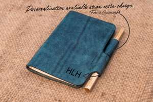 Couverture de carnet en cuir sur mesure, rechargeable, pour journal d'écriture, idéale pour la personnalisation de marque d'entreprise NBC-0106 - Product Image 5