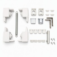 Accessoires pour stores alvéolaires, composants pour stores de puits de lumière, ensemble de stores de fenêtre de plafond électriques, supports de fixation pour rideaux, vente en gros