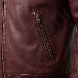 Veste de moto en cuir véritable pour homme de qualité supérieure, nouvelle arrivée, vestes de moto d'hiver, protections amovibles, personnalisables - Product Image 5