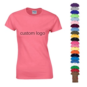 Moda callejera de alta calidad para mujer 100% algodón ajustado manga corta lateral hip hop Street wear casual mujeres camisetas camiseta lisa - Product Image 6
