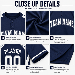 Camiseta de Entrenamiento de Béisbol Personalizada, Top de Calentamiento para Equipos de Alto Rendimiento, Ropa Deportiva con Absorción de Humedad, OEM - Product Image 3