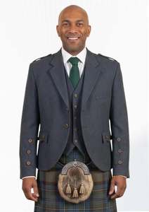 Ensemble Costume Homme Eoin Winston Sports en Laine Argyll : Veste Prince Charlie, Gilet et Kilt Formel en Tweed pour l'Hiver - Product Image 4