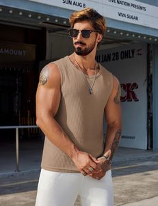 Débardeur sans manches pour homme en coton premium, débardeur de sport décontracté pour la gym, la course et l'entraînement, respirant et léger - Product Image 2