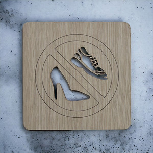 Letrero de Anuncio Temático de Arte en Madera Personalizado Premium, Tecnología de Corte Láser, Varios Colores, Diseño Minimalista/Rústico - Product Image 1