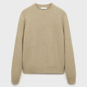 Sudadera con capucha de forro polar de punto jacquard personalizada OEM para hombre, la más popular, cálida, estilo casual de invierno, suéter técnico básico de mezcla de algodón. - Product Image 4